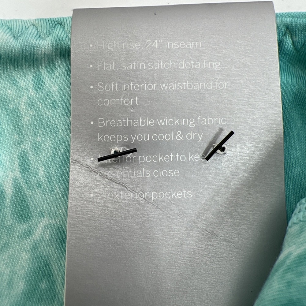 NWT Victoria's Secret On Point Flow Athleisure Fitness Leggings Teal Size 14 - Picture 12 of 16